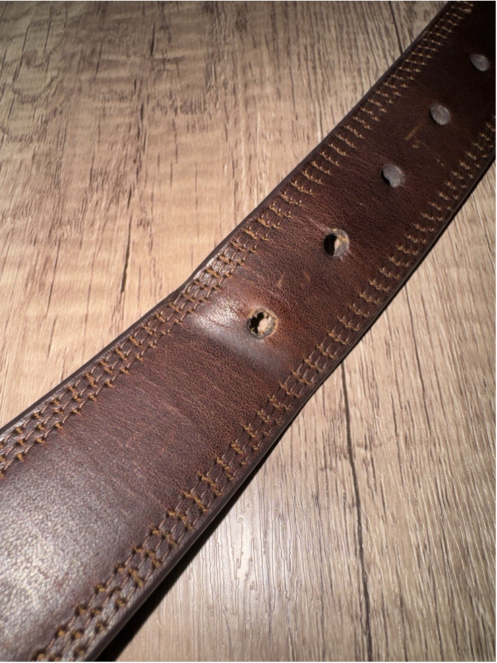 Ariat Brown Leather Belt Size 40 Western Ranch Cowboy Workwear Genuine Leather - Picture 9 of 14